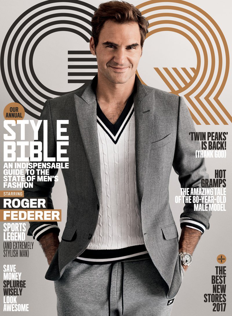 roger federer casual wear