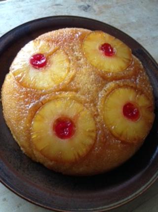 PANDEMIC PINEAPPLE UPSIDE DOWN CAKE